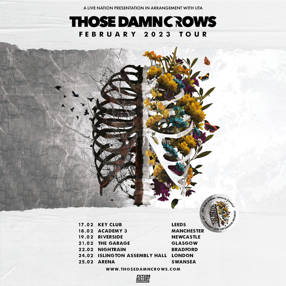 THOSE DAMN CROWS reveal exclusive in-store appearances and unveil new single and video
