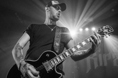 Nottingham, United Kingdom.02 May 2024.  Kira Mac with support from Jayler at The Rescue Rooms.Pictured:  Kira Mac Lead Guitarist.Credit: Mark Dunn Photography