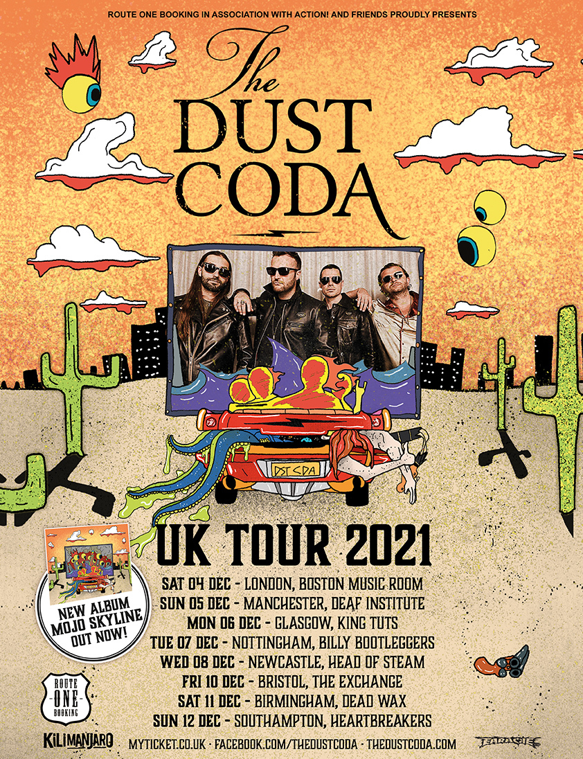The Dust Coda announce UK Tour in December 2021