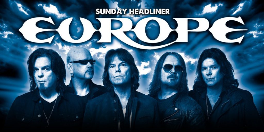 Steelhouse Festival announces Europe as Sunday Headliners and adds Von Hertzen Brothers and Graham Bonnet Band. 2