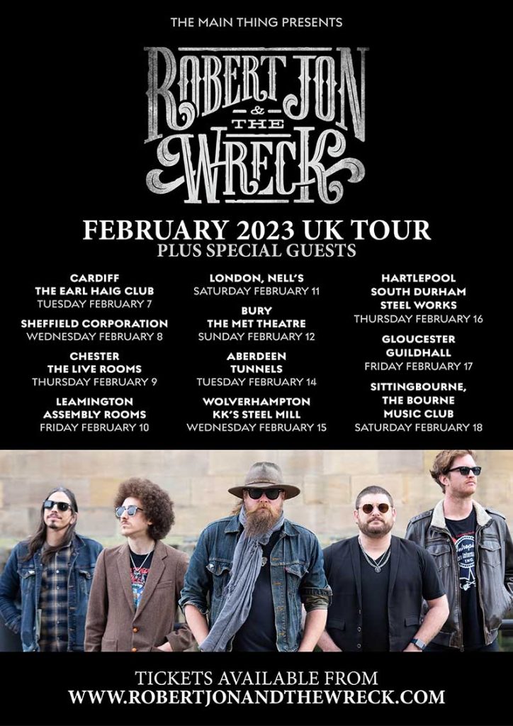 Robert Jon & The Wreck are back for new tour in February.