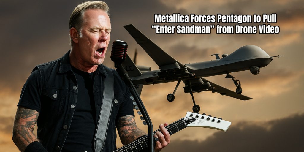 Metallica Forces Pentagon to Pull “Enter Sandman” from Drone Video: 2025 Copyright Clash Explained