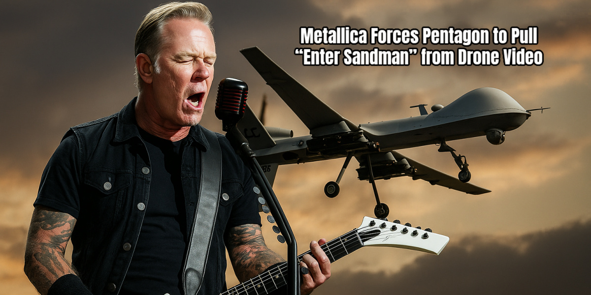 Metallica Forces Pentagon to Pull “Enter Sandman” from Drone Video: 2025 Copyright Clash Explained