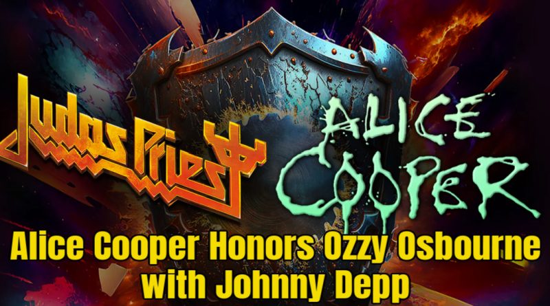 Alice Cooper Honors Ozzy Osbourne with Johnny Depp at London Show