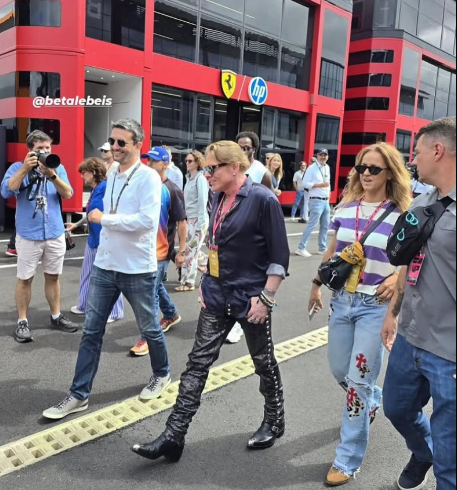 Axl Rose Hungarian Grand Prix F1