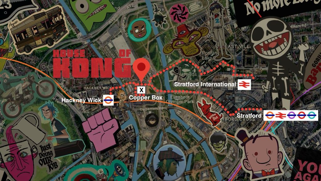 Gorillaz immersive exhibition