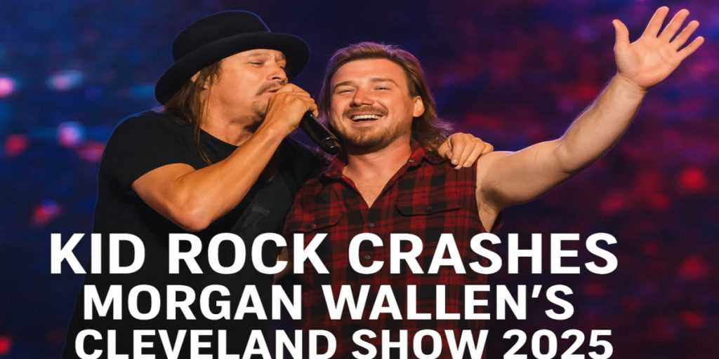Kid Rock Crashes Morgan Wallen’s Cleveland Show 2025
