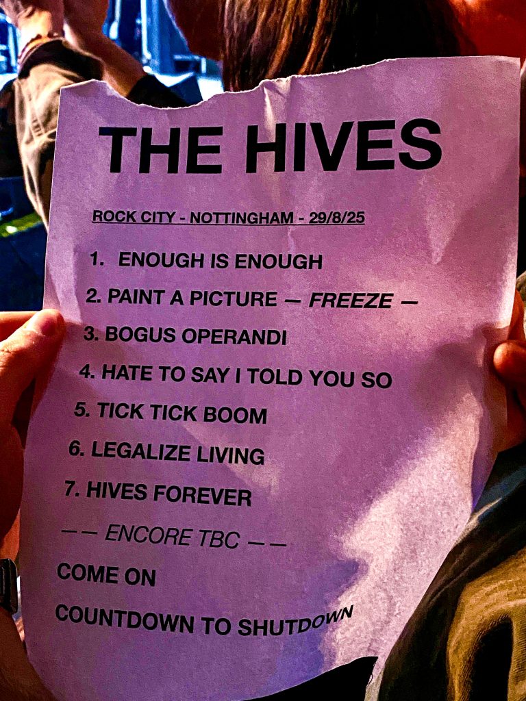 The Hives Album Launch at Rock City