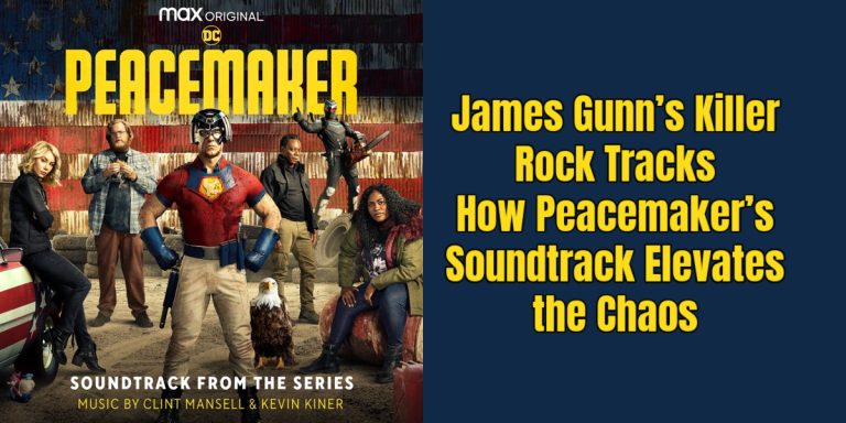 James Gunn uses killer rock tracks in Peacemaker cold opens. Check his weekly Spotify playlist with deep cuts!