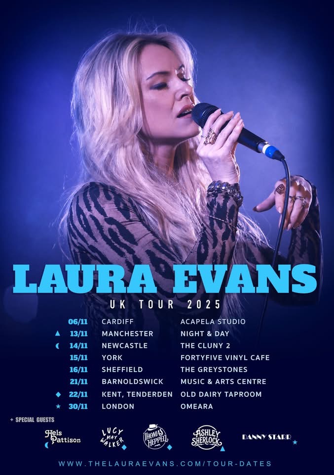 Laura Evans Headline Tour Dates