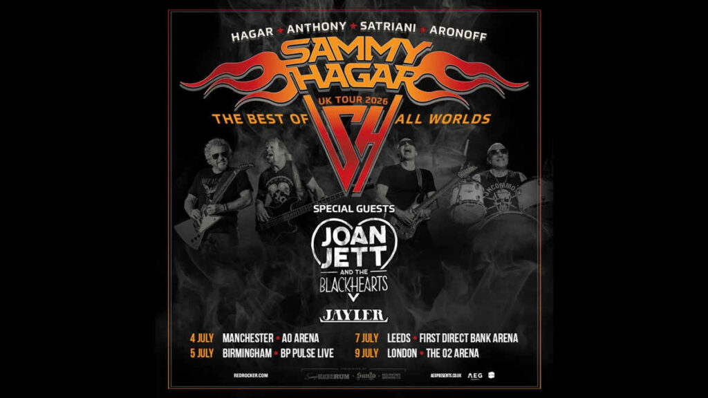 Sammy Hagar Best of Worlds Tour dates