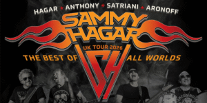 Sammy Hagar Best of Worlds Tour Hits UK Arenas After 30 Years