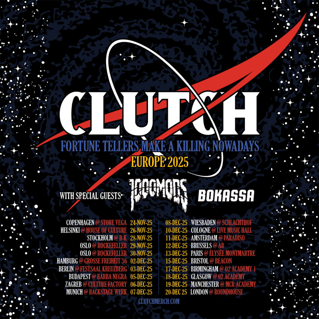Clutch Announced as Desertfest London 2026 Headliners