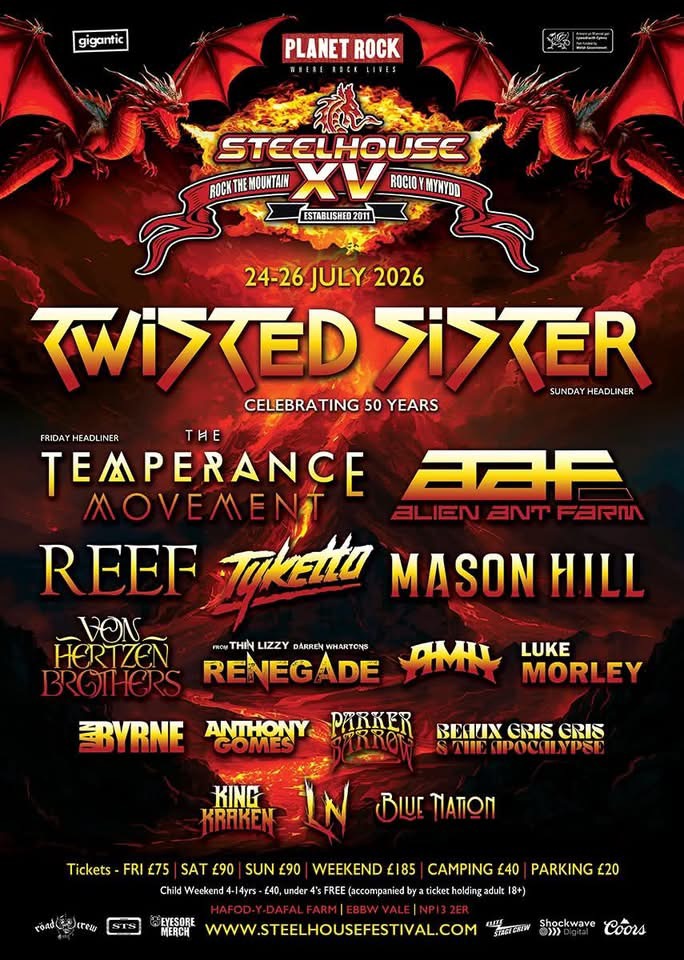 Steelhouse Festival Lineup 2026