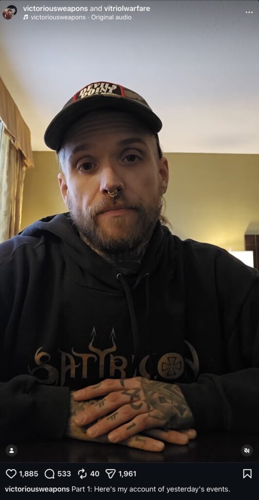 Vitriol Dramatically Cancel Tour