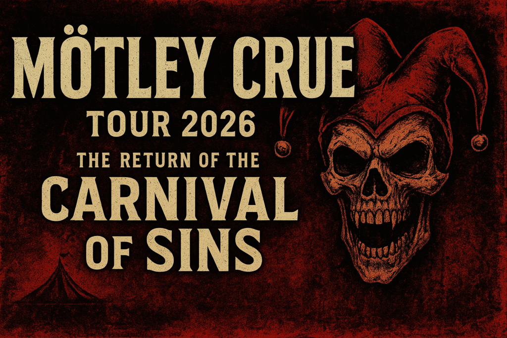 Mötley Crüe Tour 2026 "The Return of the Carnival of Sins"