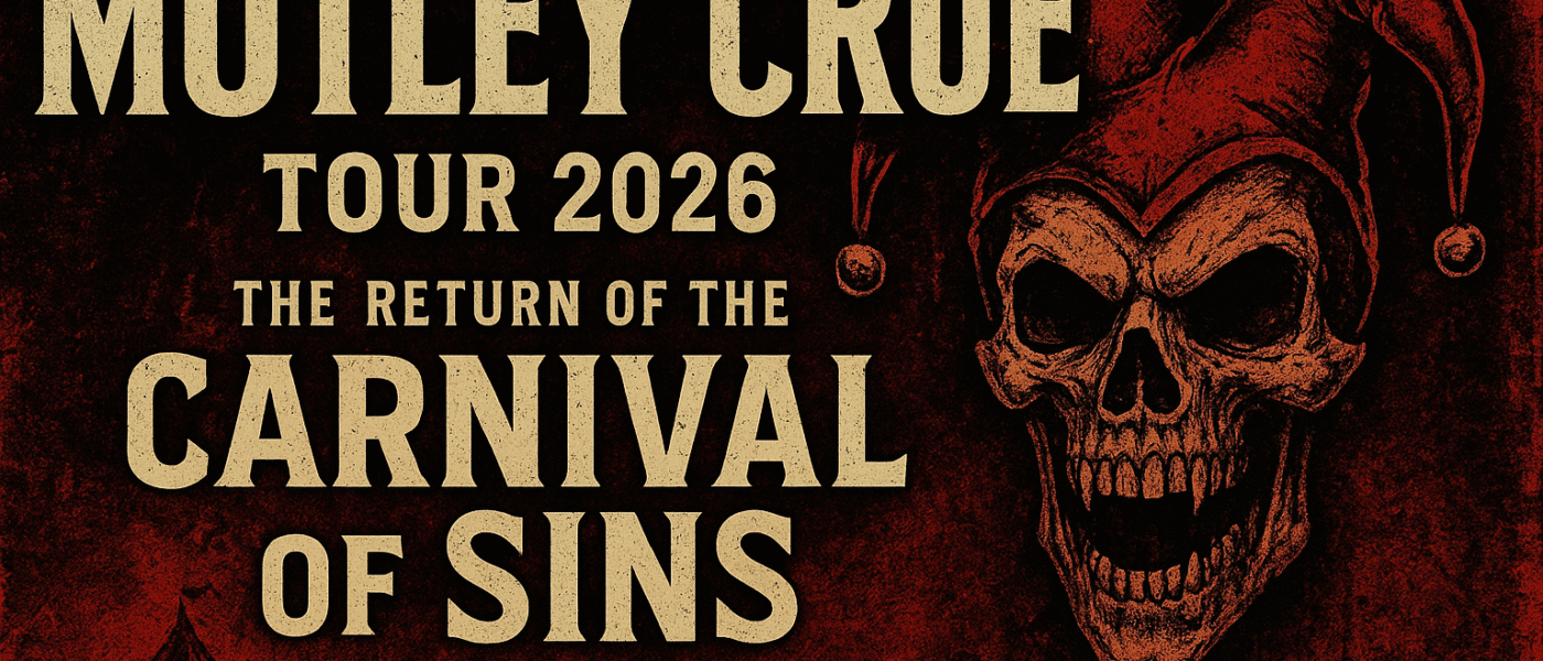Mötley Crüe Tour 2026 "The Return of the Carnival of Sins"