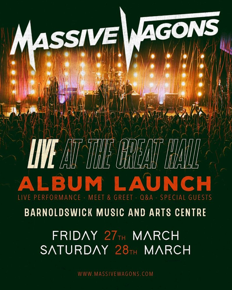 Massive Wagons "Live At The Great Hall": 2026 Album Release
