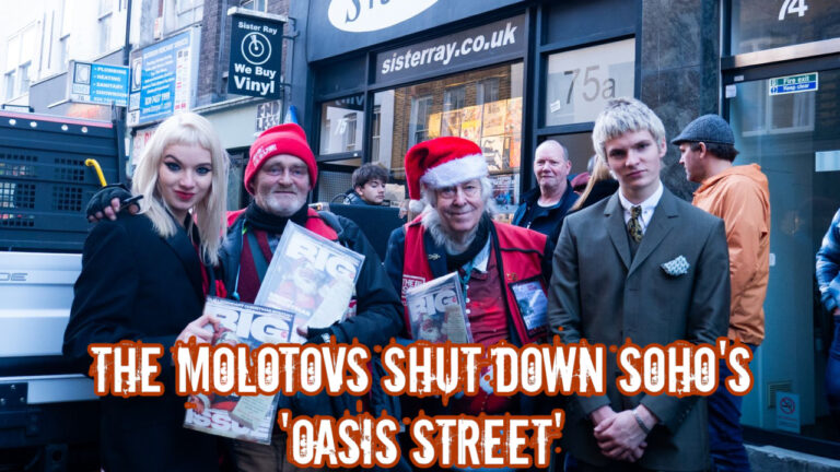 The Molotovs Shut Down Soho's 'Oasis Street'