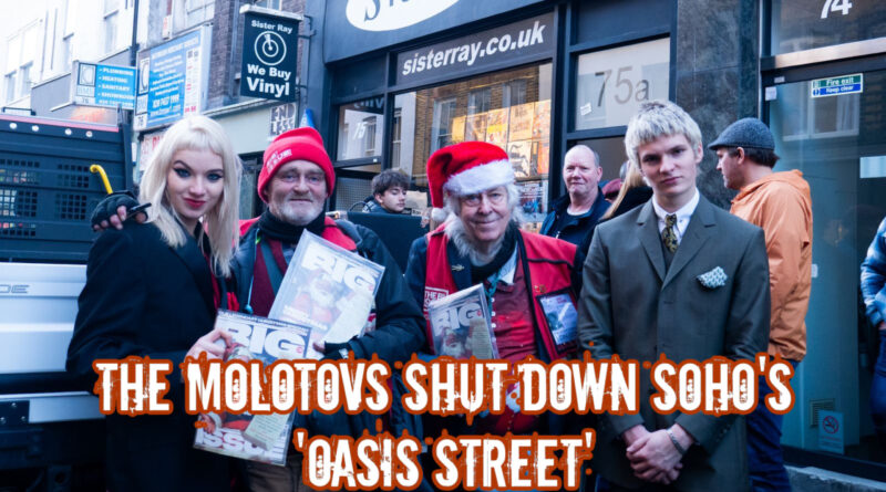 The Molotovs Shut Down Soho's 'Oasis Street'