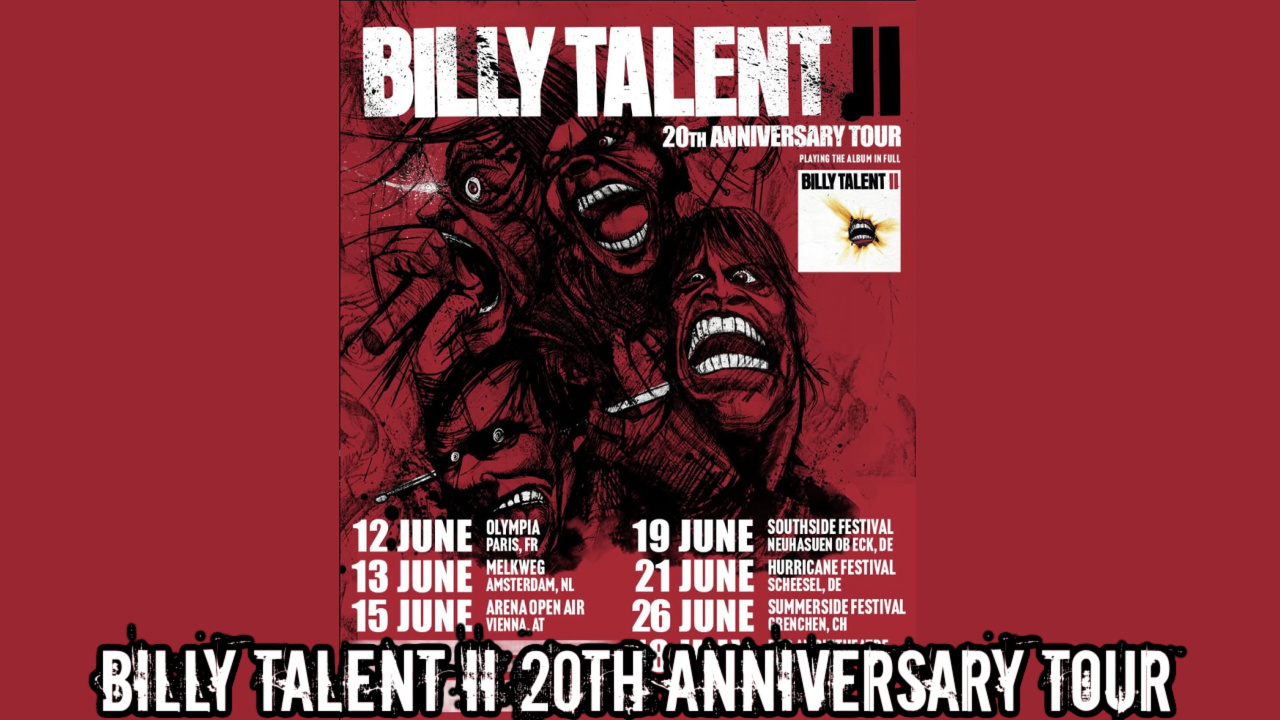 Billy Talent II 20th Anniversary Tour