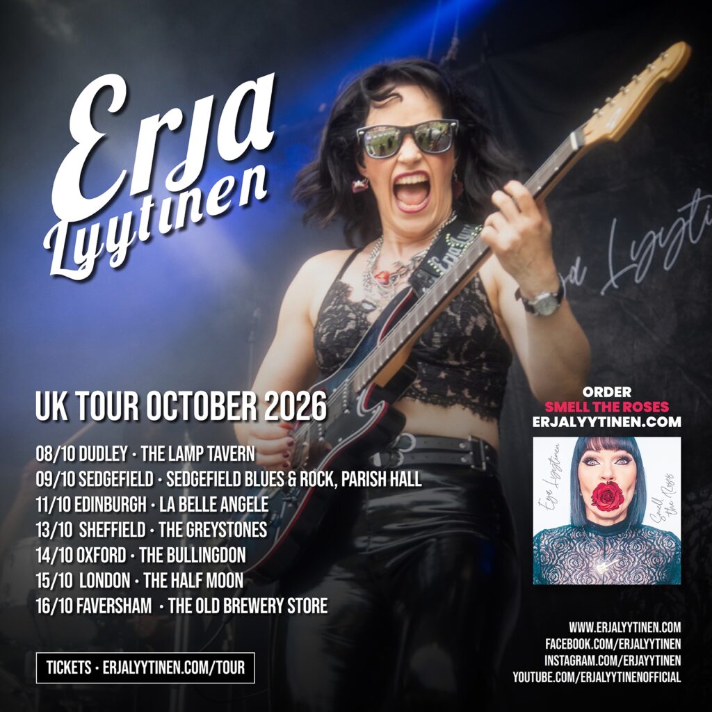 Erja Lyytinen Announces 50th Anniversary Rock Blues Birthday UK Tour
