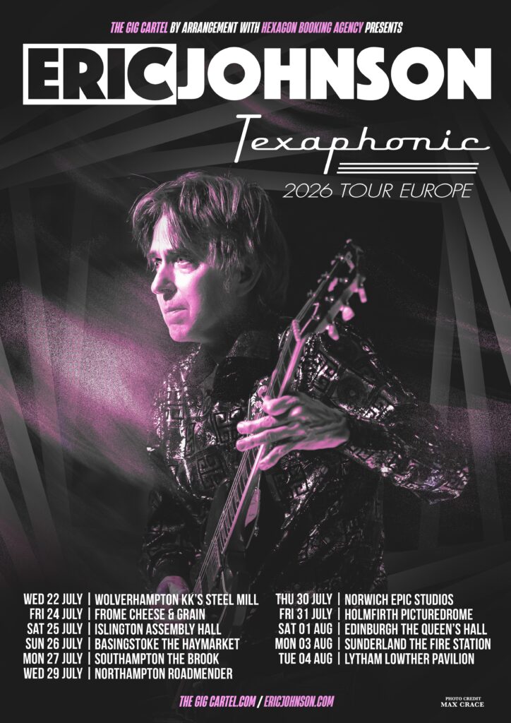 Eric Johnson Texaphonic 2026 UK Tour