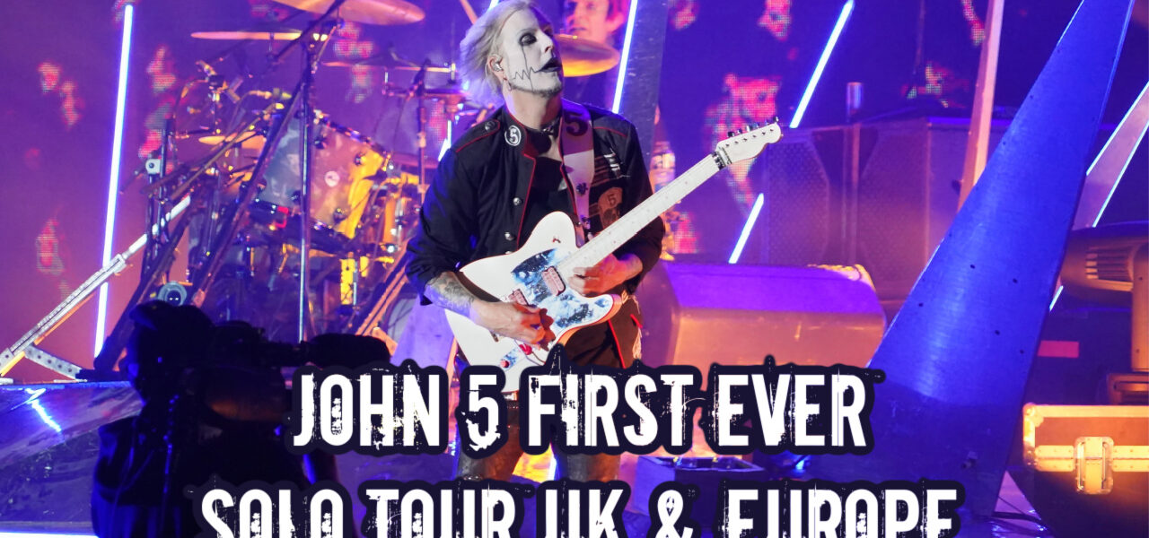 John 5 First Ever Solo Tour UK & Europe