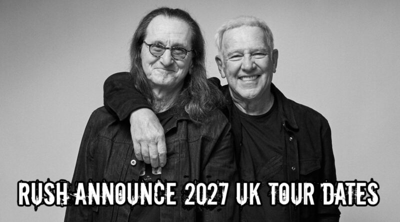 Rush Announce 2027 UK, Europe & South America Tour Dates
