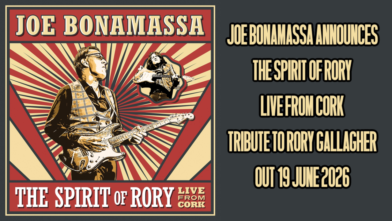 Joe Bonamassa Announces The Spirit Of Rory Live From Cork – Tribute to Rory Gallagher Out 19 June 2026