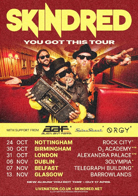 Skindred Tour