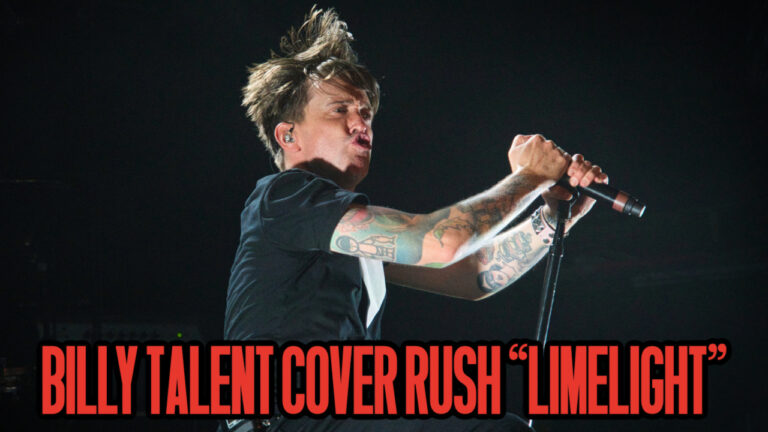 Billy Talent Cover Rush “Limelight”