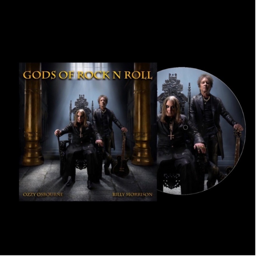 Billy Morrison and Ozzy Osbourne Gods Of Rock N Roll vinyl picture disc