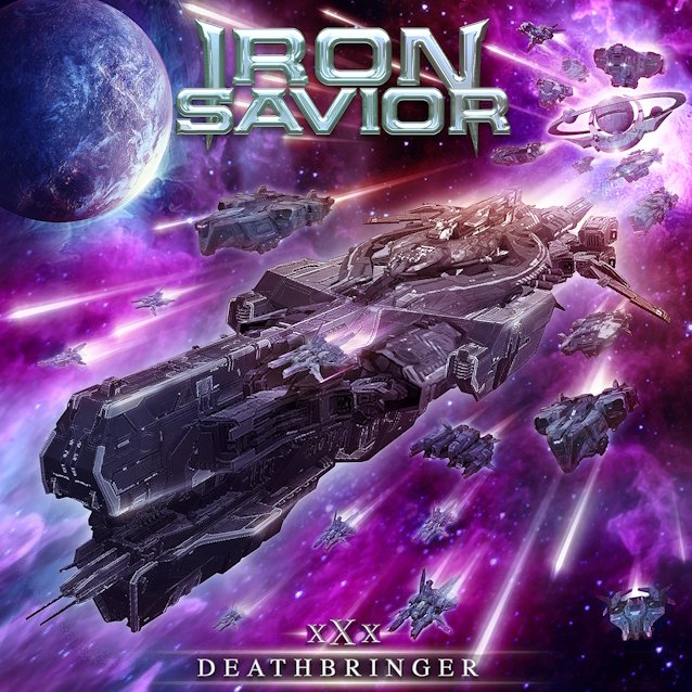 Iron Savior Deathbringer album cover